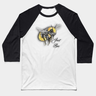 Just Bee, Bumble Bee Totem Animal Baseball T-Shirt